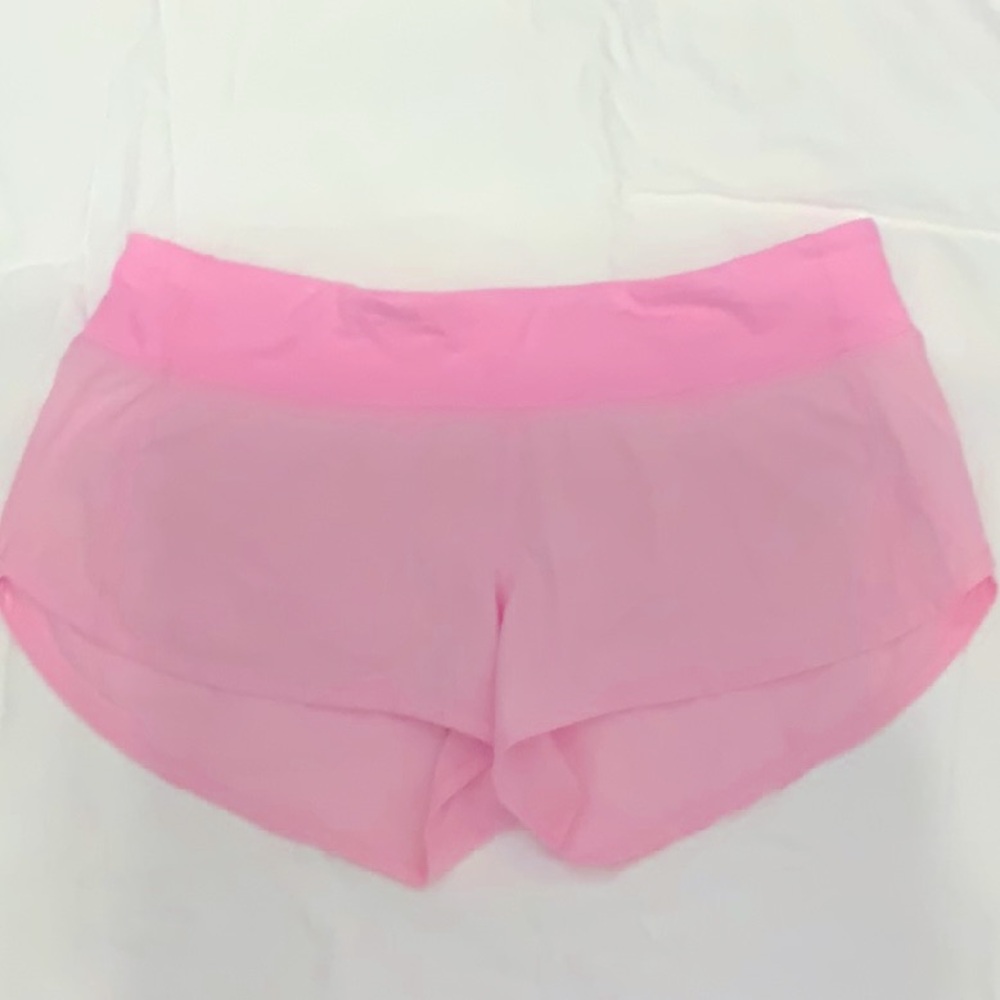 Lululemon Speed Up LR Shorts Miami Pink RARE 2.5” Size 8